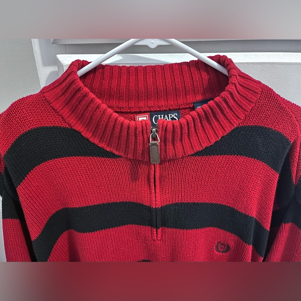 Chaps Striped Sweater